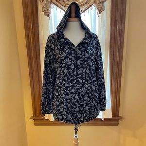 J JILL Fit Collection Half Zip Windbreaker